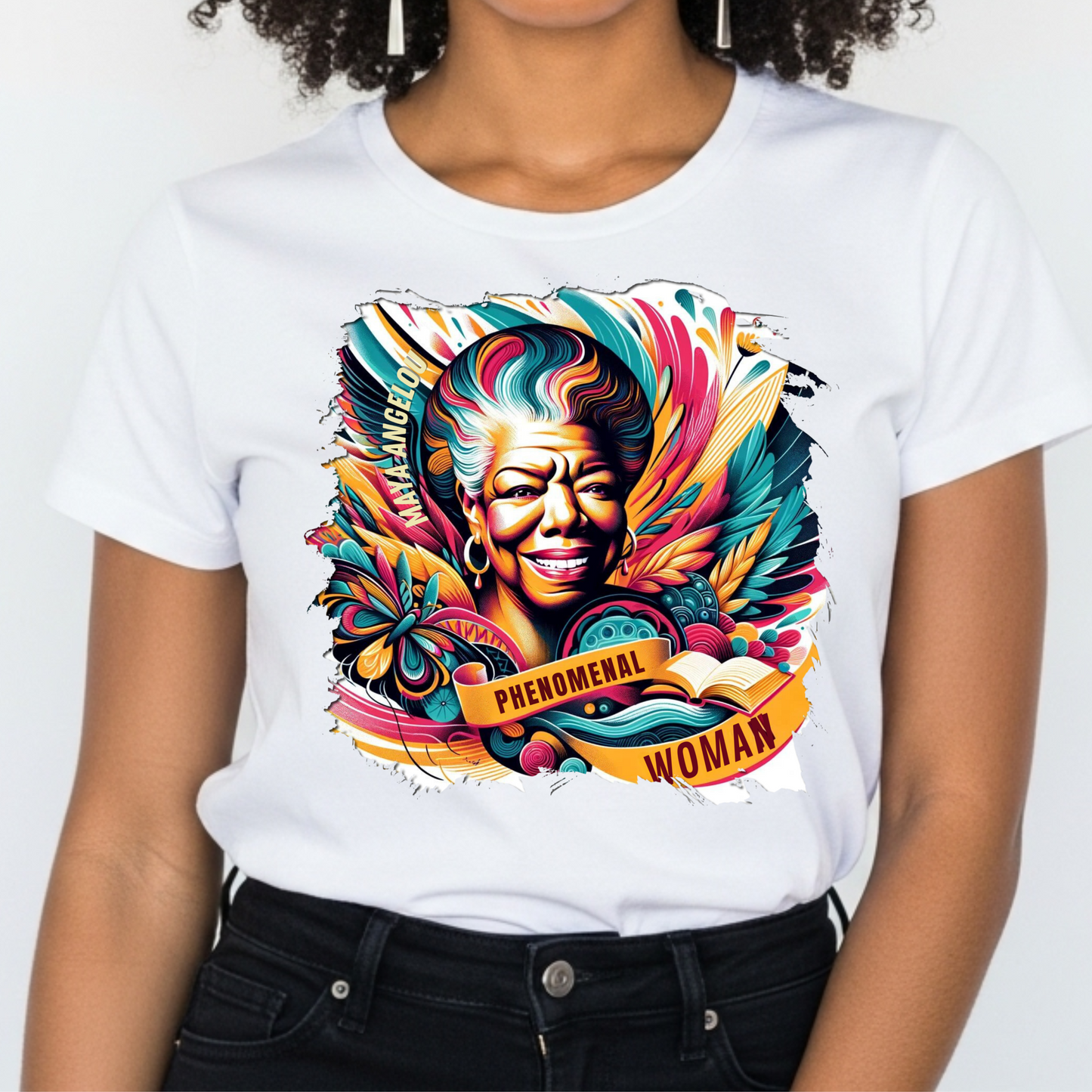 MAYA ANGELOU TEE - PHENOMENAL WOMAN LEGACY T-SHIRT