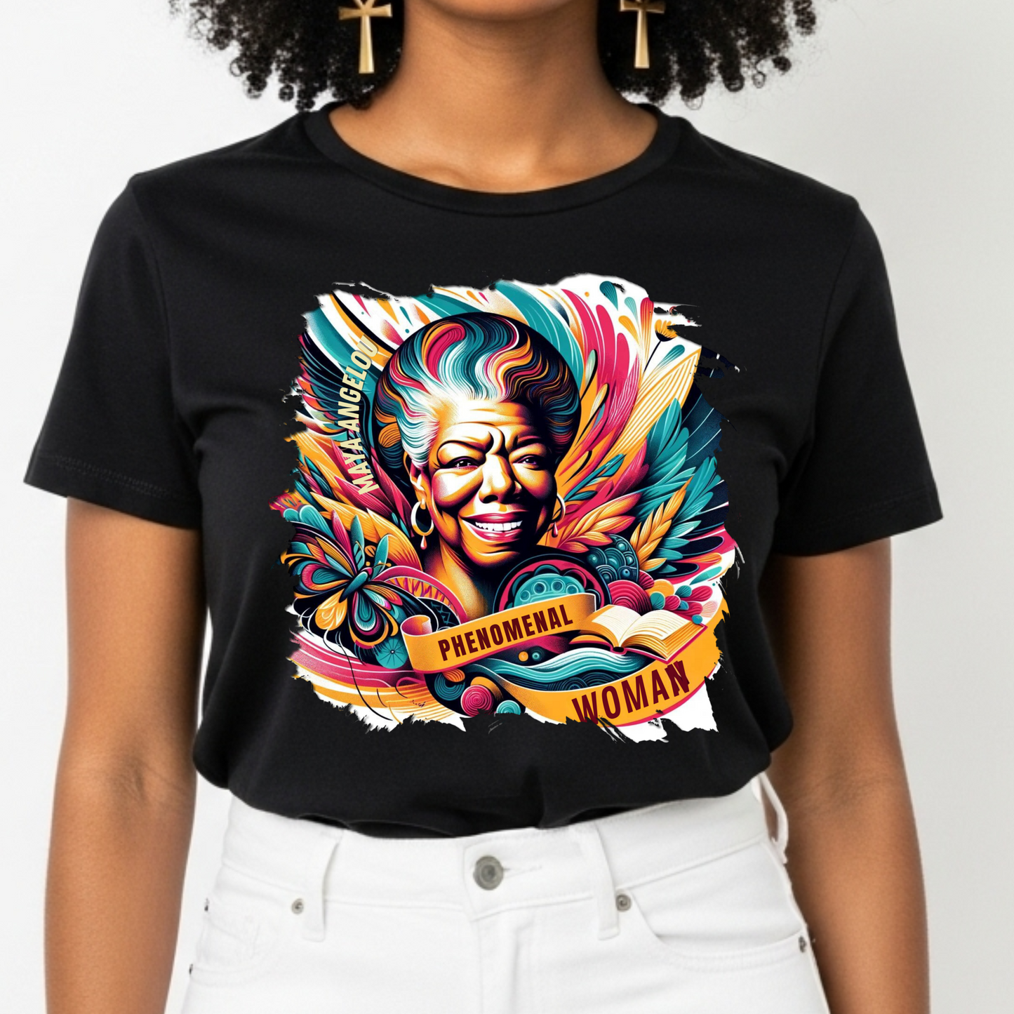 MAYA ANGELOU TEE - PHENOMENAL WOMAN LEGACY T-SHIRT
