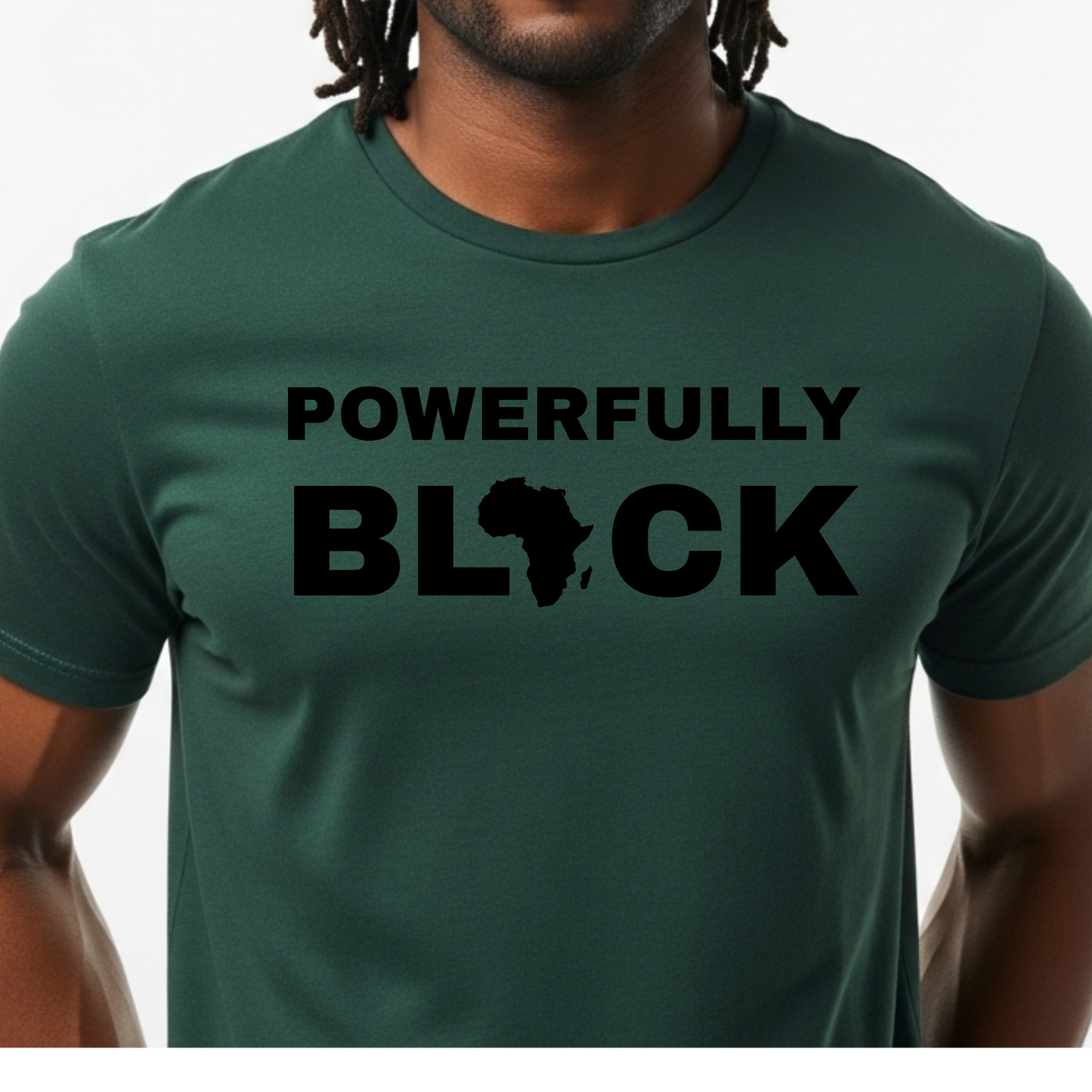 POWERFULLY BLACK TEE