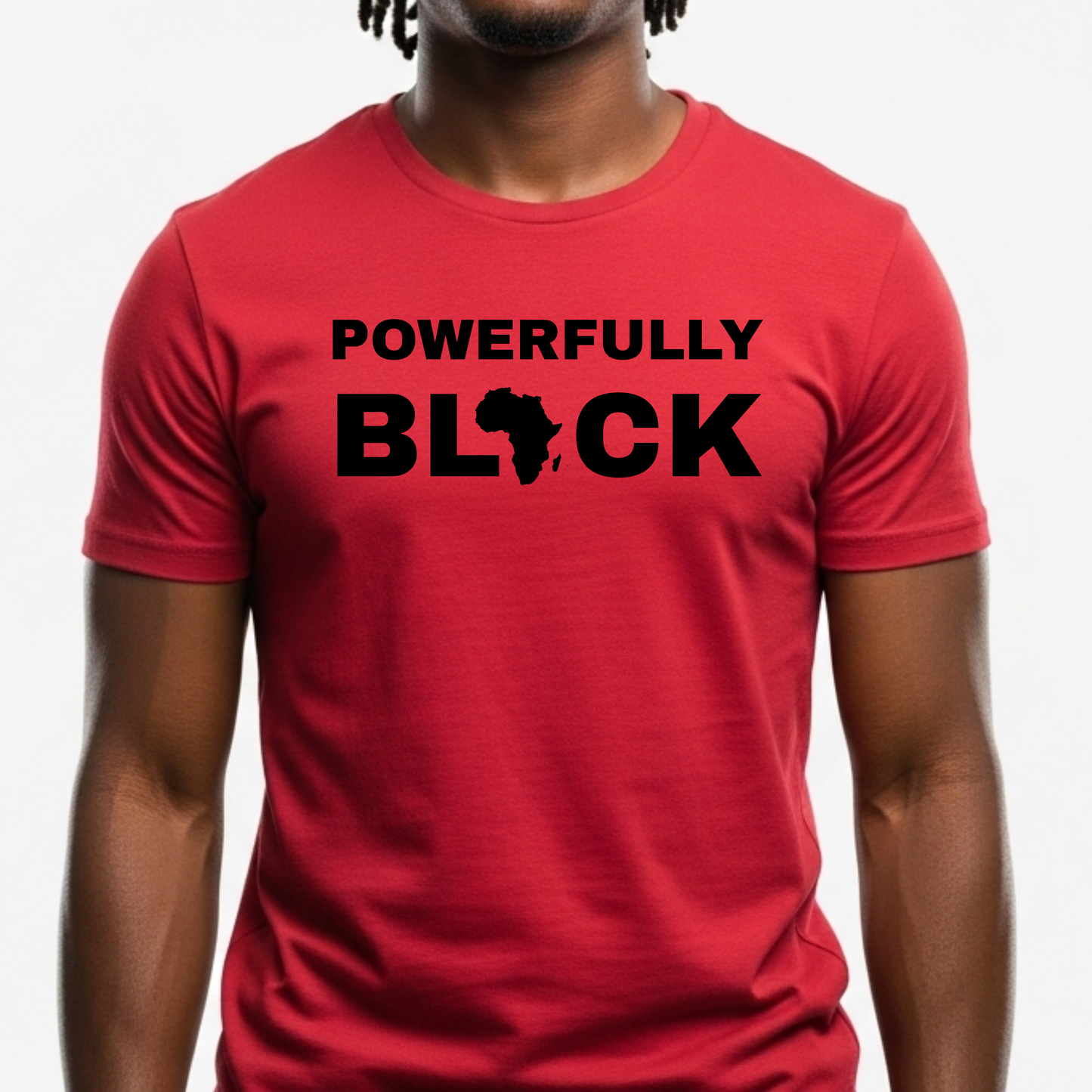 POWERFULLY BLACK TEE