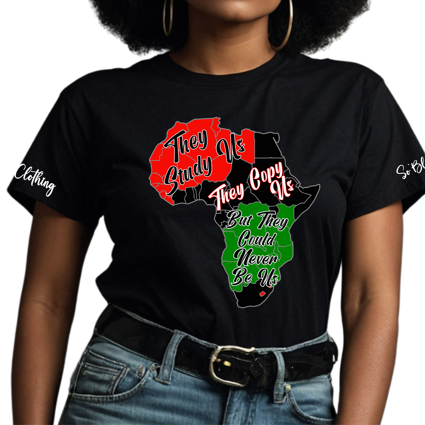 THEY STUDY US TEE – BLACK PRIDE STATEMENT T-SHIRT