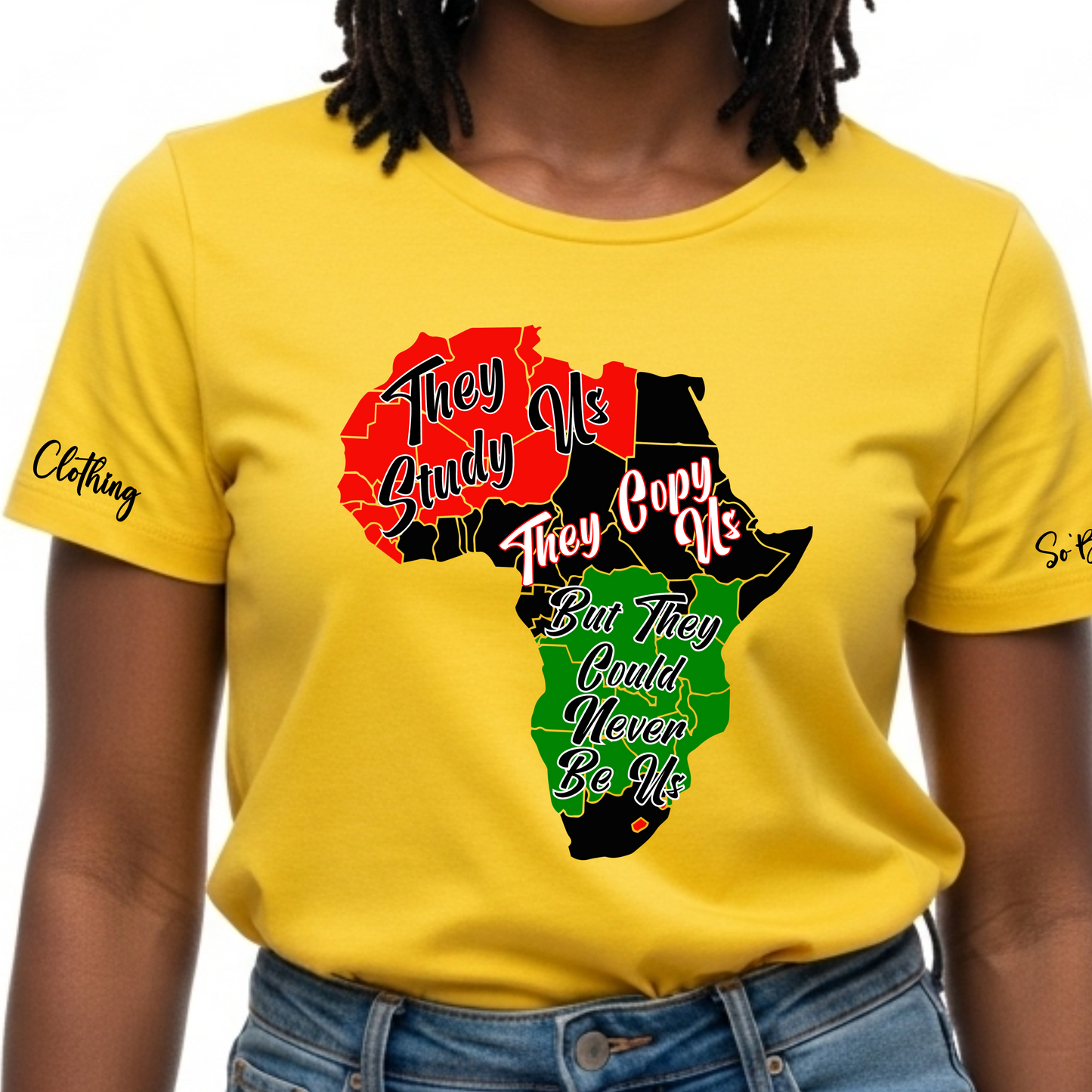 THEY STUDY US TEE – BLACK PRIDE STATEMENT T-SHIRT