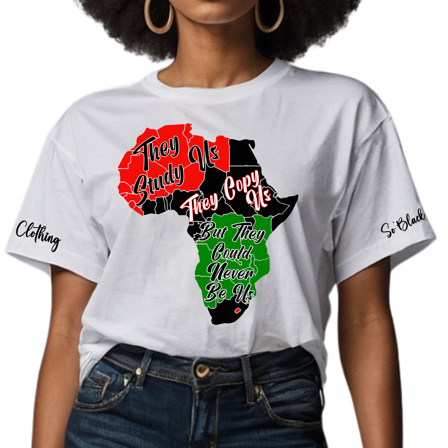 THEY STUDY US TEE – BLACK PRIDE STATEMENT T-SHIRT